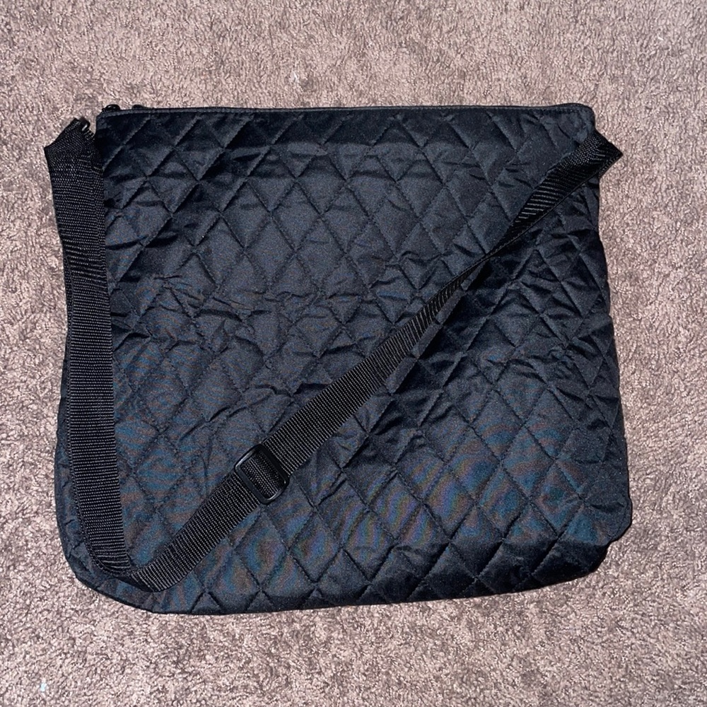 Black Pleated Satchel